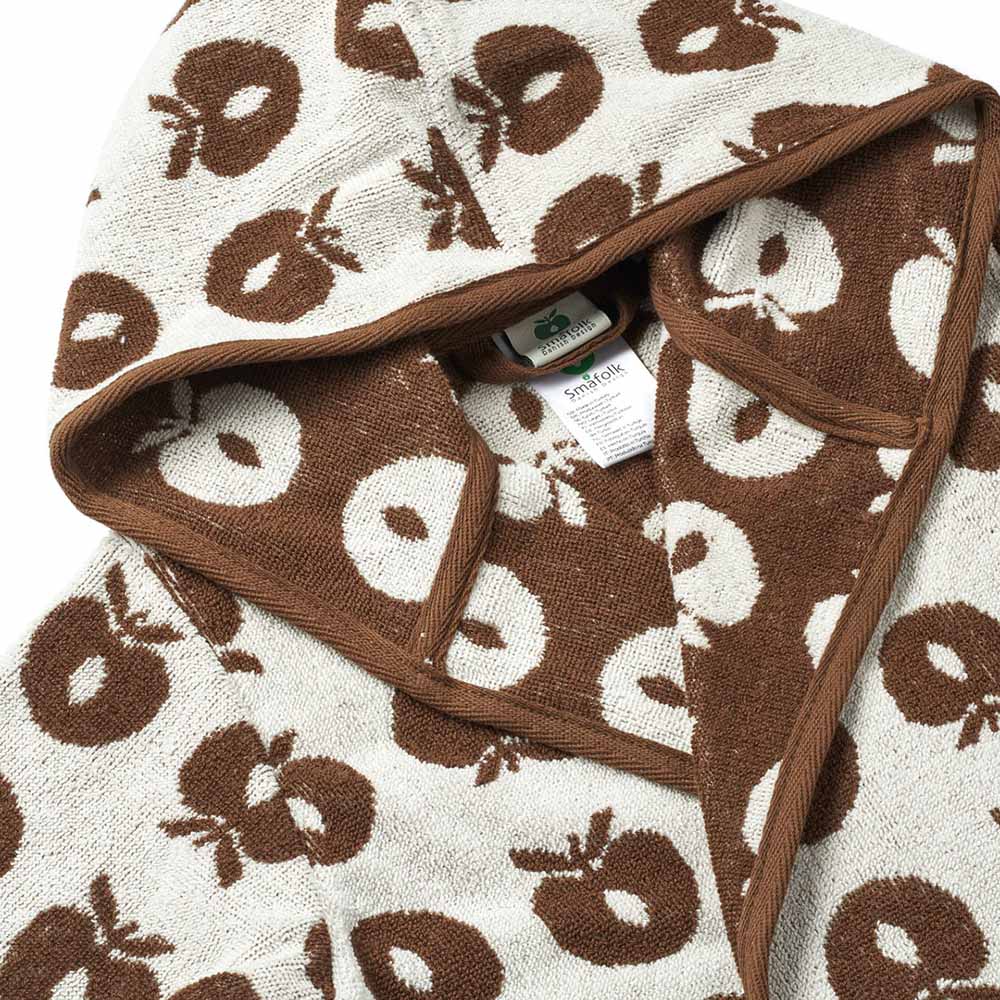 Smafolk - Apples Print Bathrobe - Brown