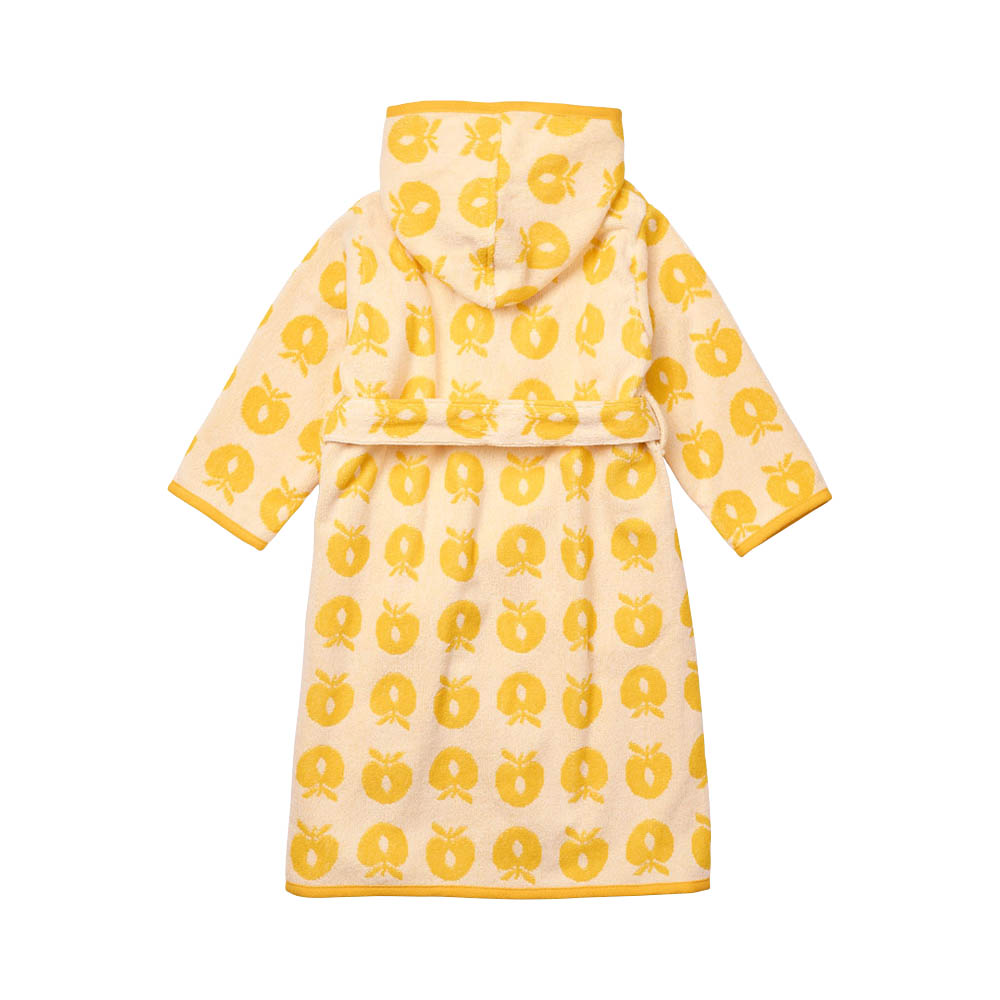 Smafolk - Apples Print Bathrobe - Yellow
