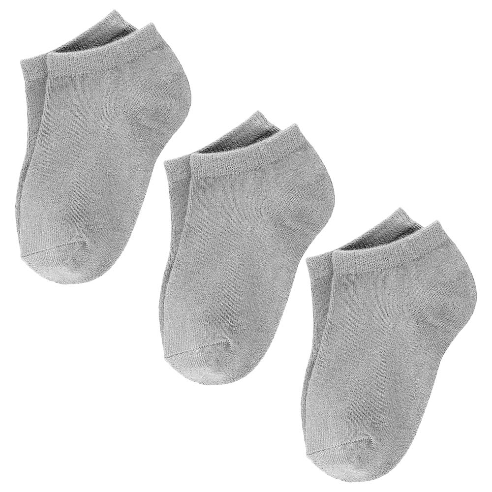 Star Babies Kids Socks 3pcs Solid - Grey