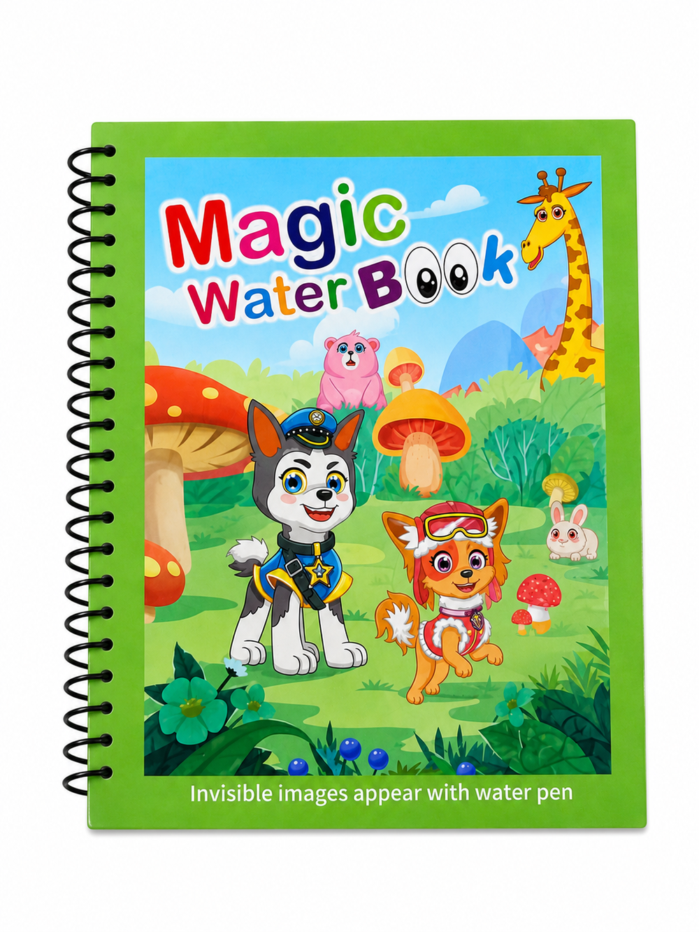 Magic Water Reveal Coloring Book - Forest Friends