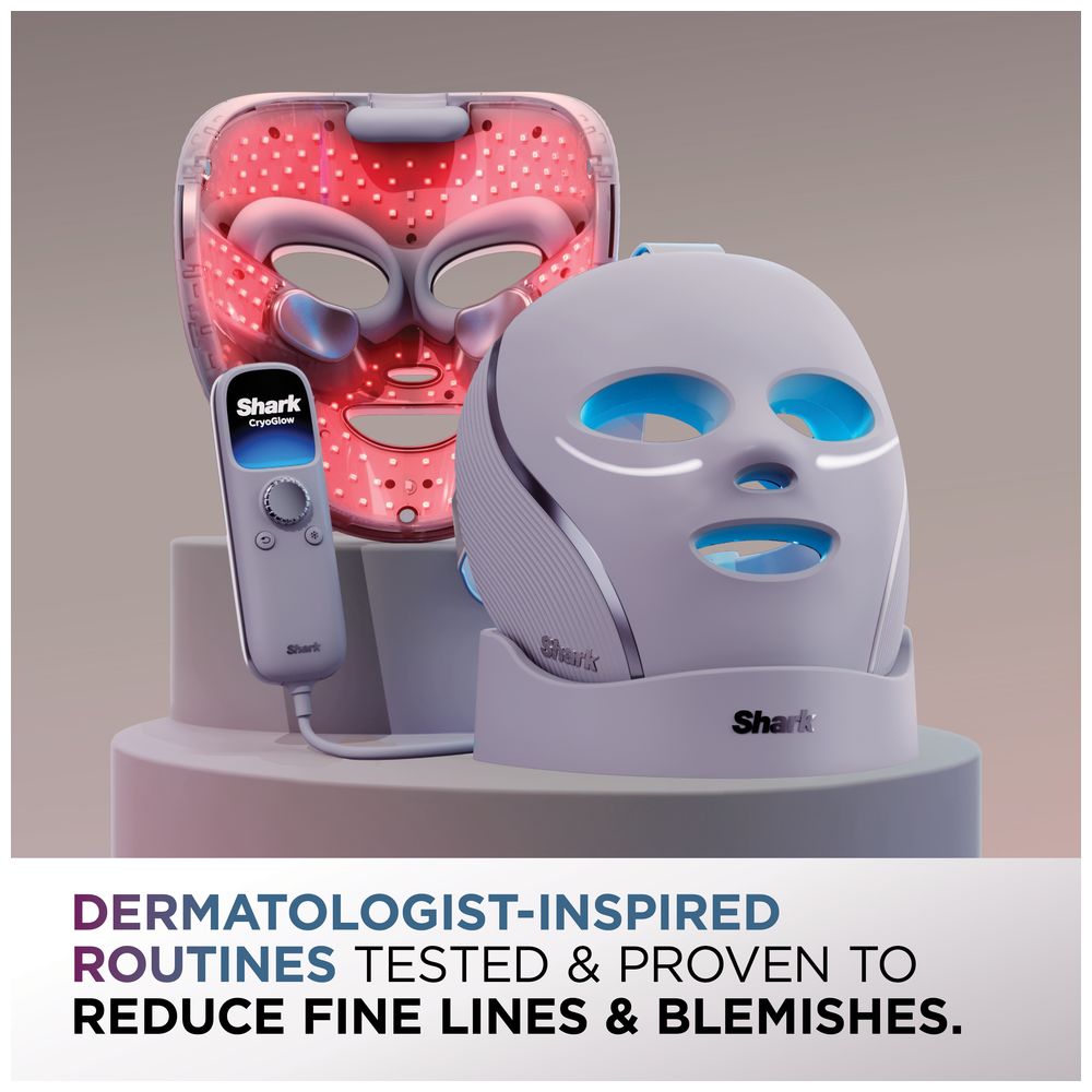 Shark - CryoGlow Under Eye Cooling & iQLED Face Mask - Lilac