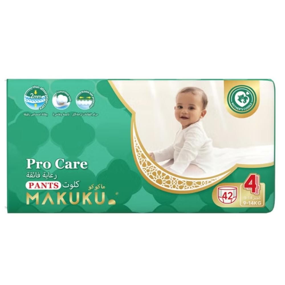 Makuku - Pro Care Diaper Pants - Size 4 - 9-14 kg - 42 Pcs