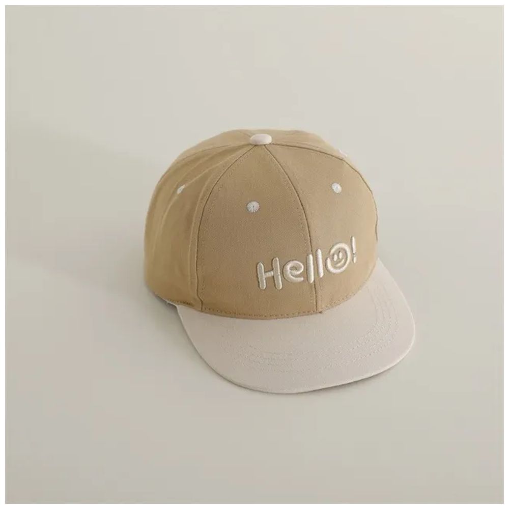Wonder Kids Hello Cap for Kids - Beige