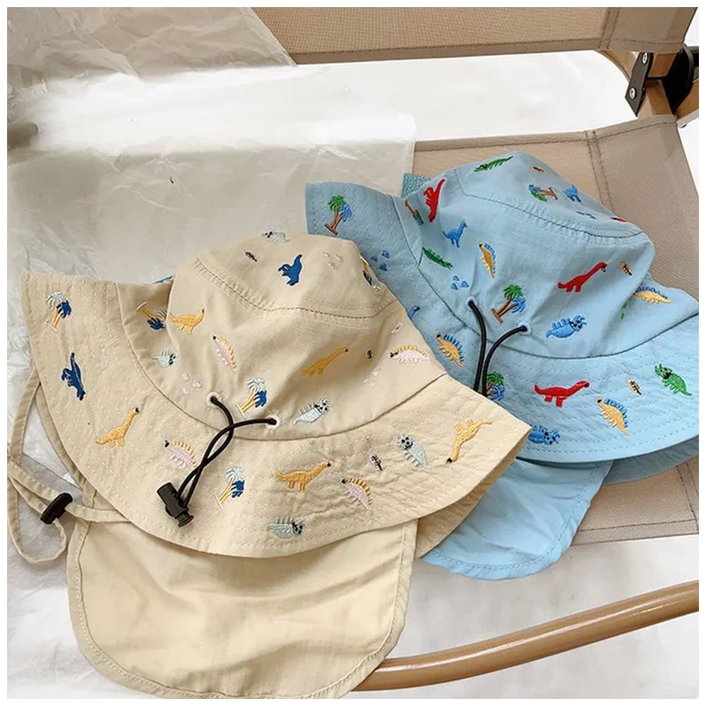 Wonder Kids Kids Neck Cover Hat - Beige