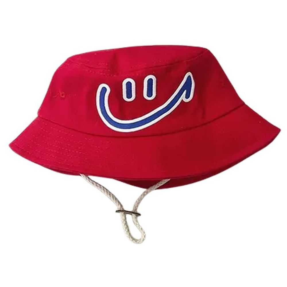 Wonder Kids Smiley Bucket Hat - Red