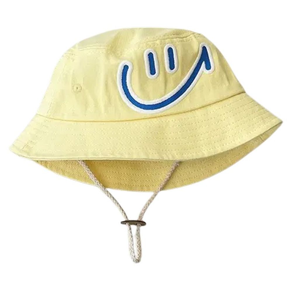 Wonder Kids Smiley Logo Cotton & Polyester Hats - Yellow