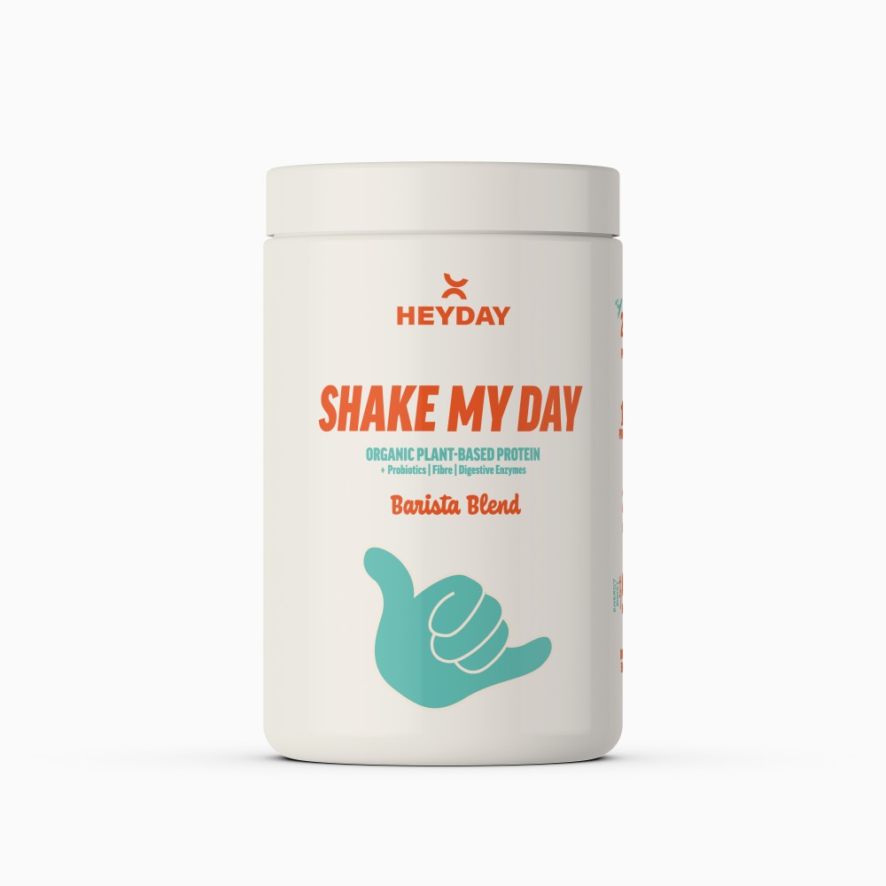 Heyday - Shake My Day Plant-Based Protein Powder - Barista Blend - 810 gm