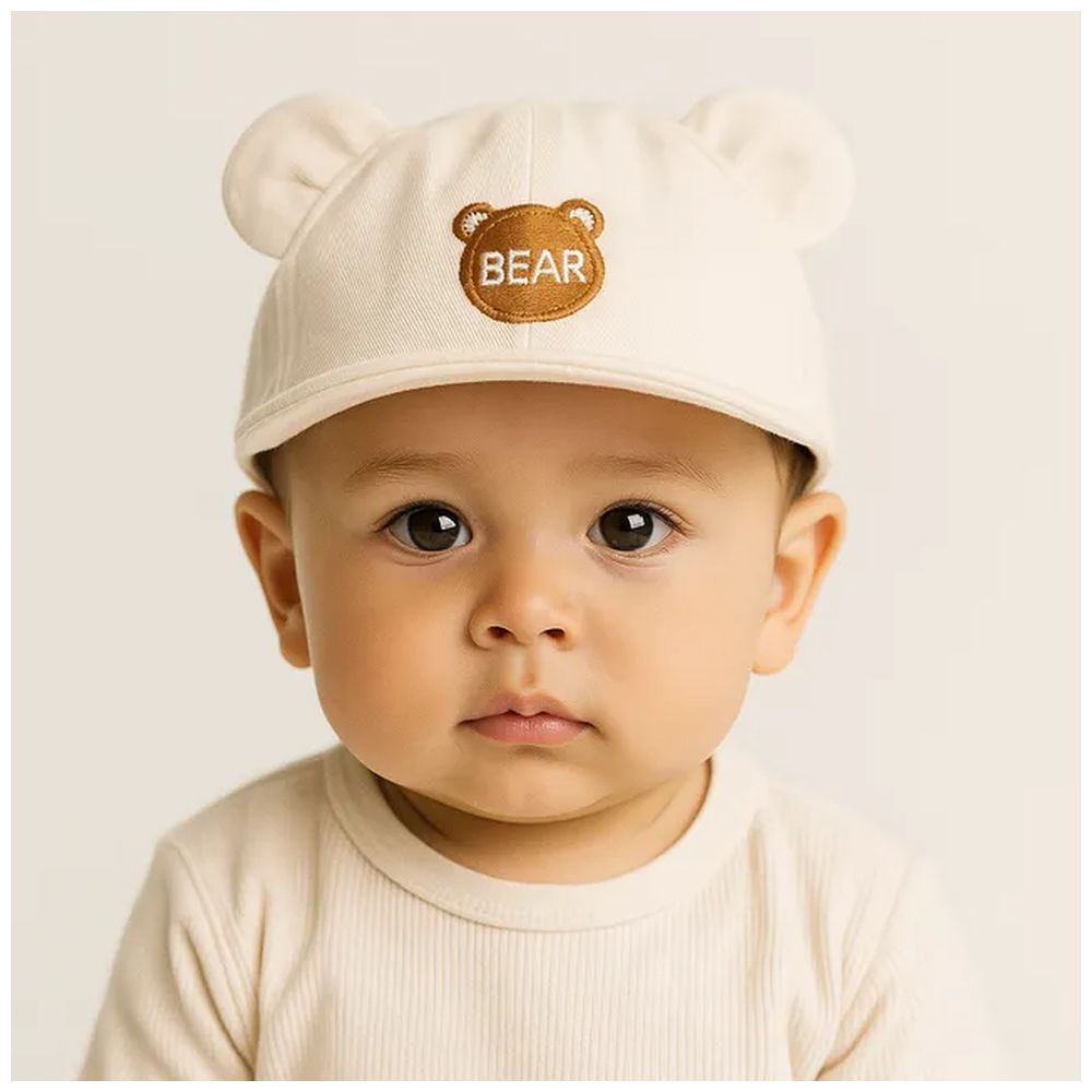 Wonder Kids Bear Cap for Kids - Beige