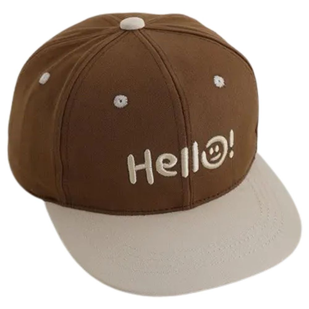 Wonder Kids Kids Hello Cap - Brown