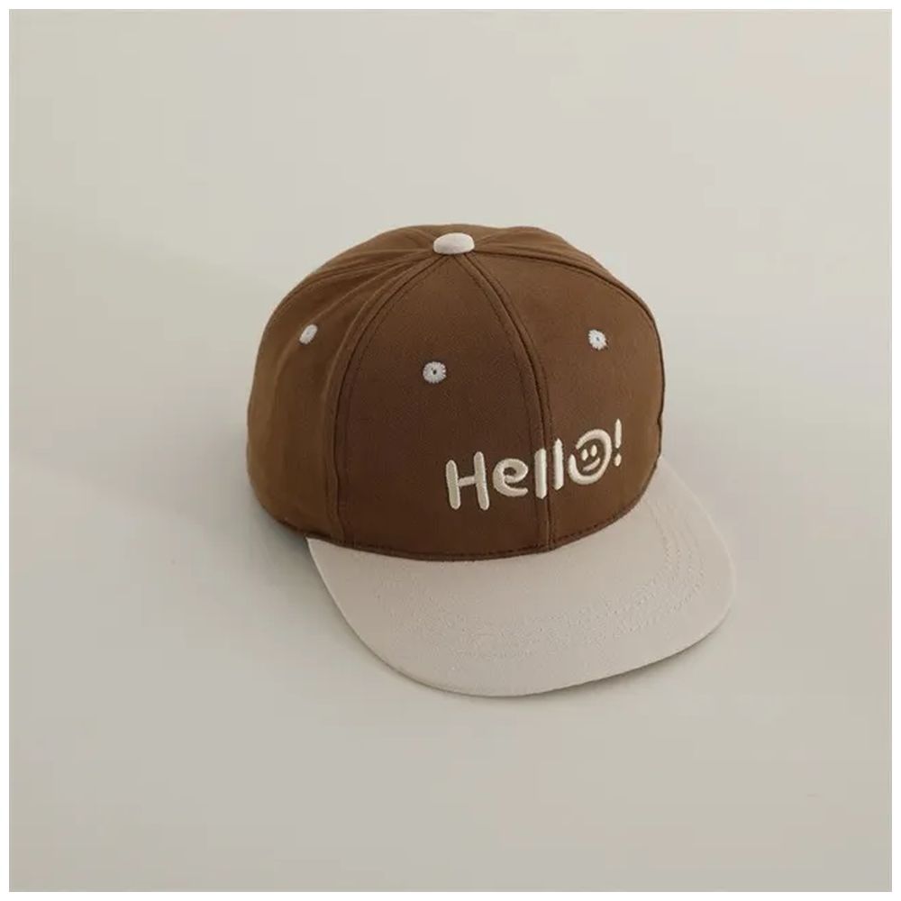 Wonder Kids Kids Hello Cap - Brown