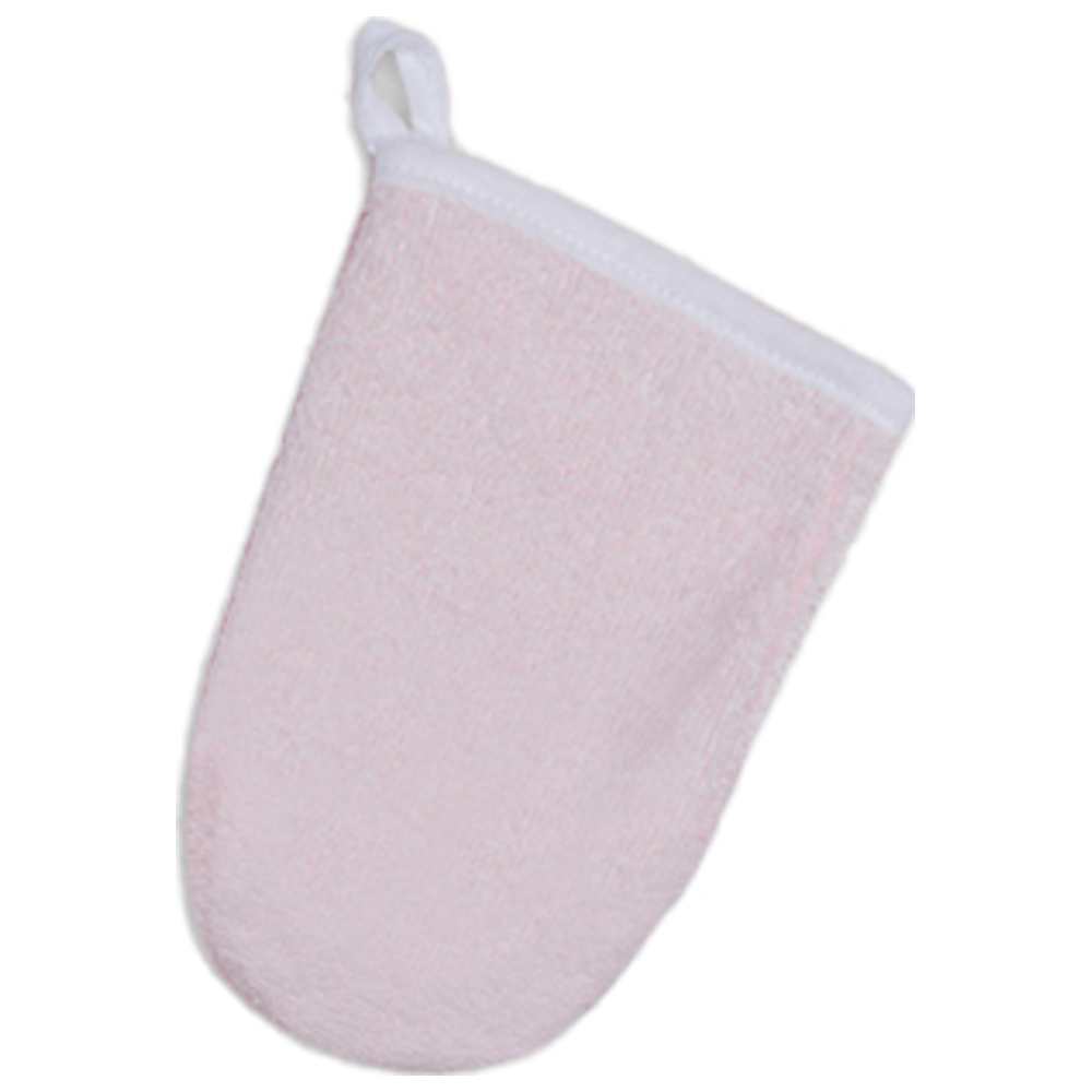 Jules & Juliette Blossom Shower Cape & Gloves - Pink/White - 2 Pcs