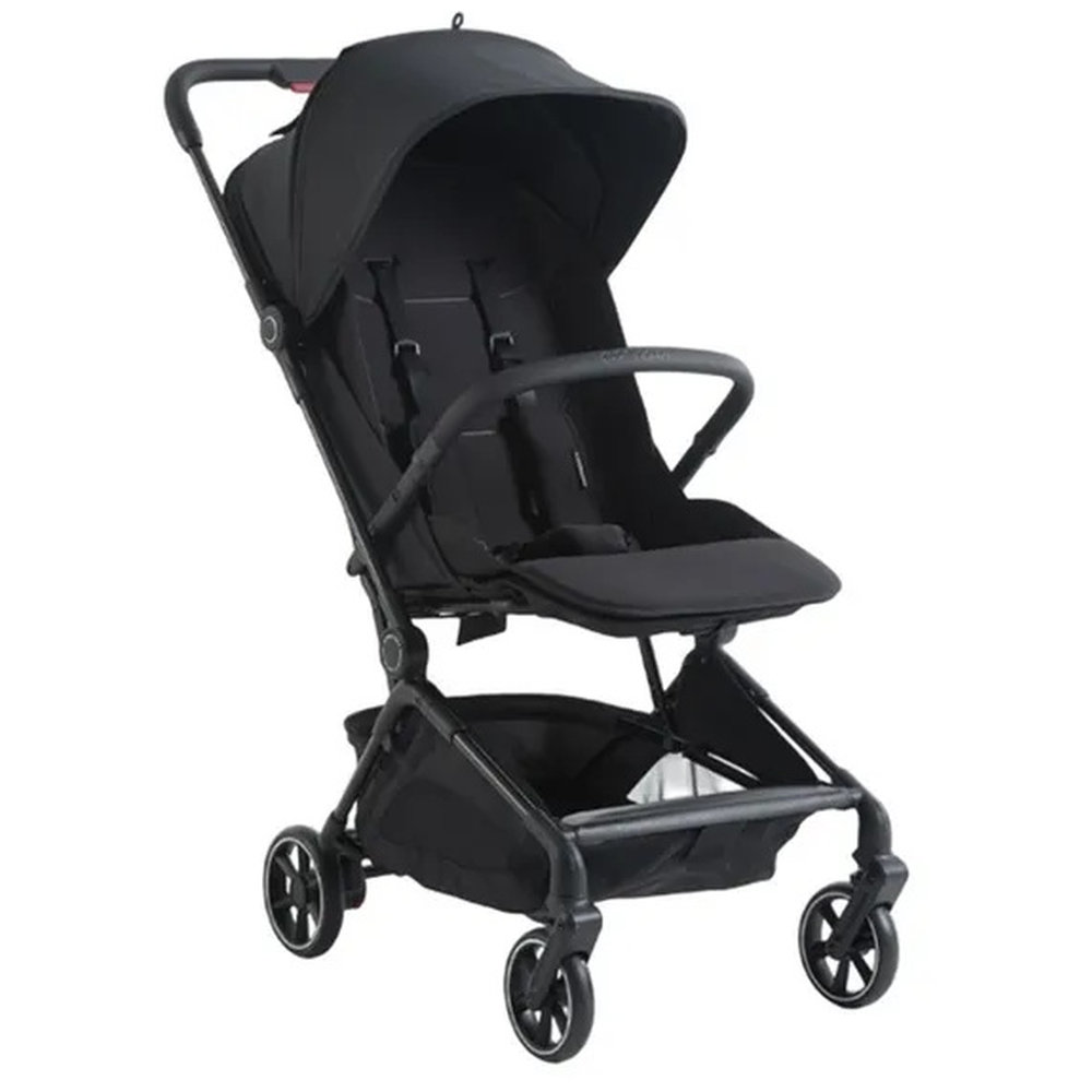 Momcozy - One-Hand One-Click Folding Cabin Baby Stroller - Black