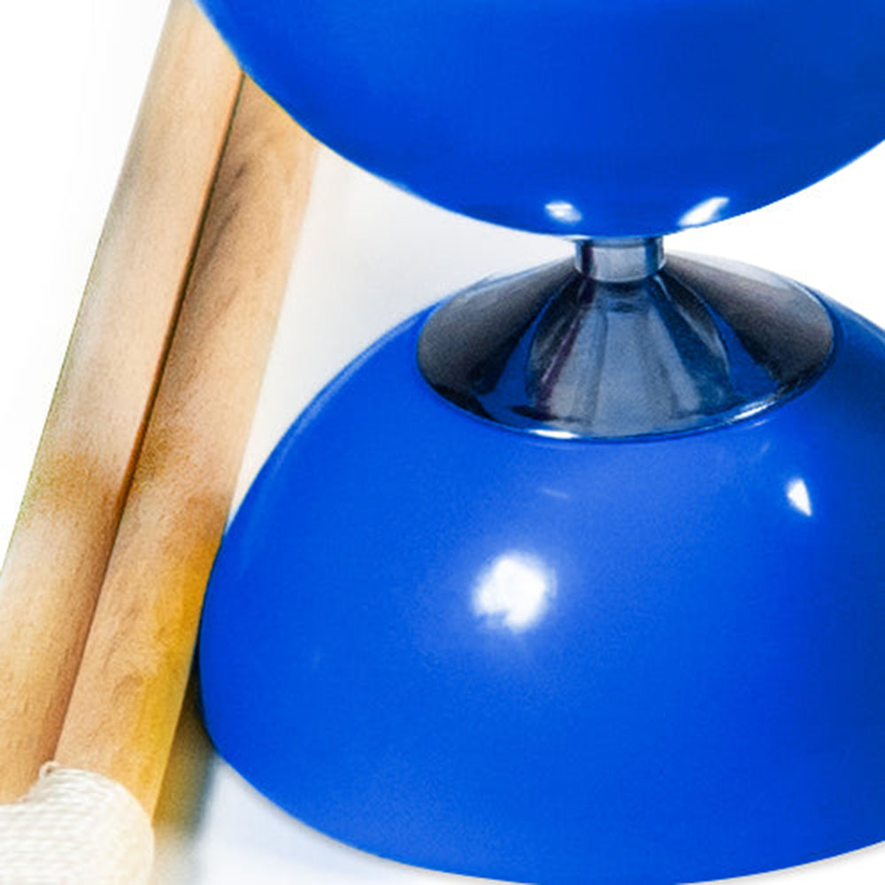 Dawson Sports - Juggling Bearing Diabolo With Sticks - Blue