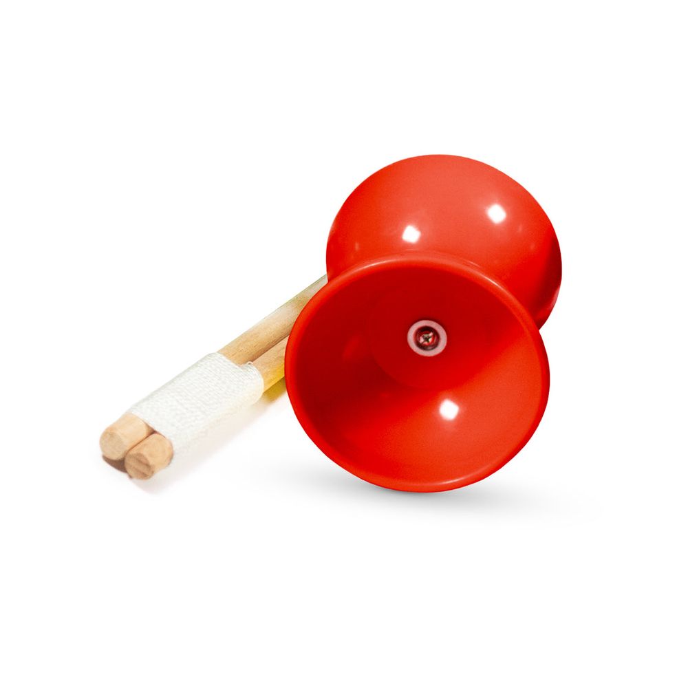 Dawson Sports - Juggling Bearing Diabolo With Sticks - Red