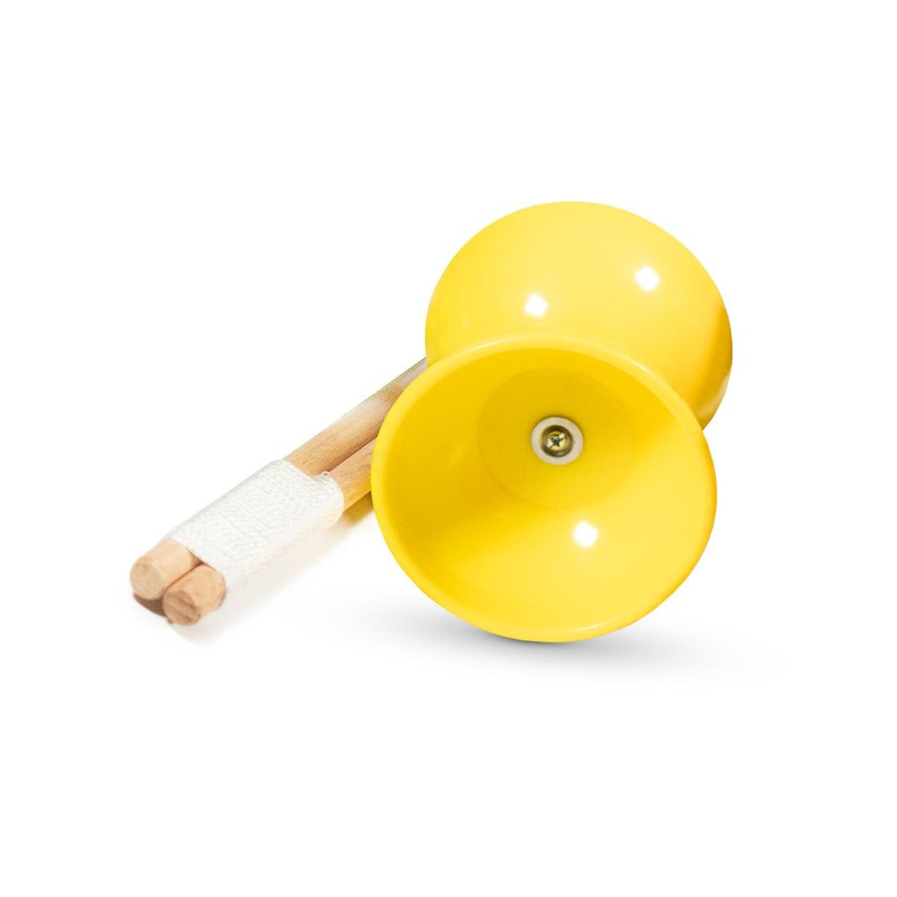 Dawson Sports - Juggling Bearing Diabolo With Sticks - Yellow