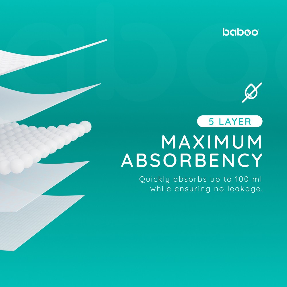 Baboo - Disposable Nursing Breast Pads - 40pcs