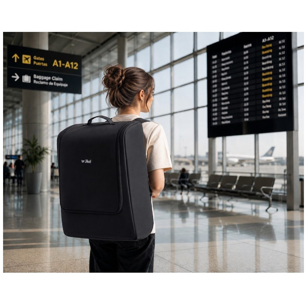 Jikel - Stroller Travel Backpack - Black
