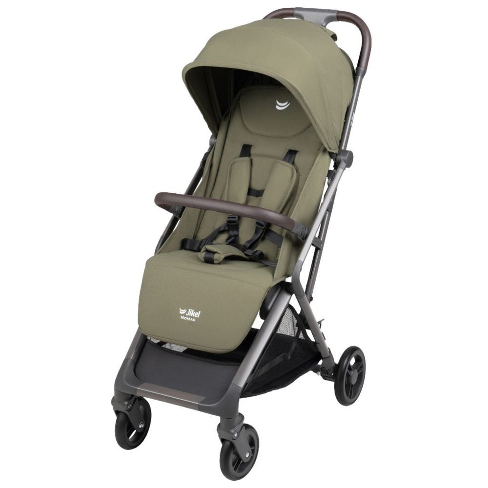 Jikel Nomad AutoFold Lightweight Travel Stroller - Olive Green