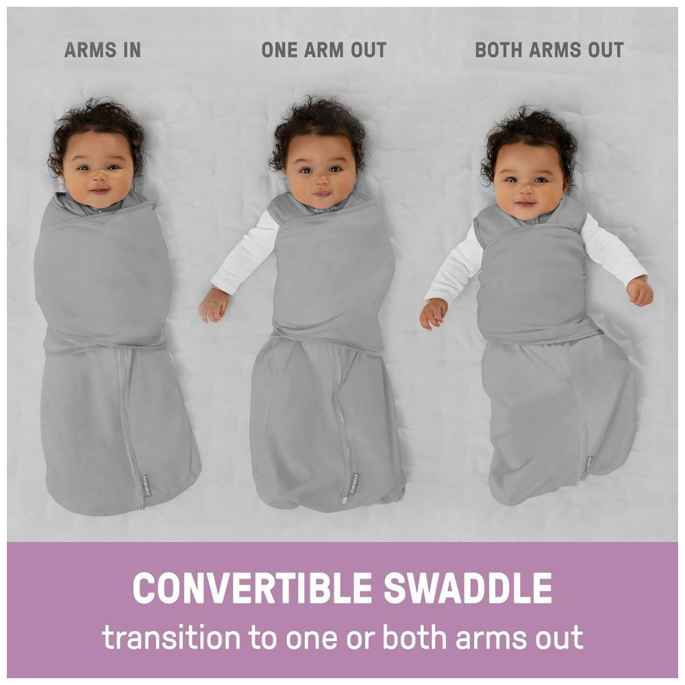 Ingenuity - SwaddleMe Arms Free Convertible Swaddle - Dash Lines