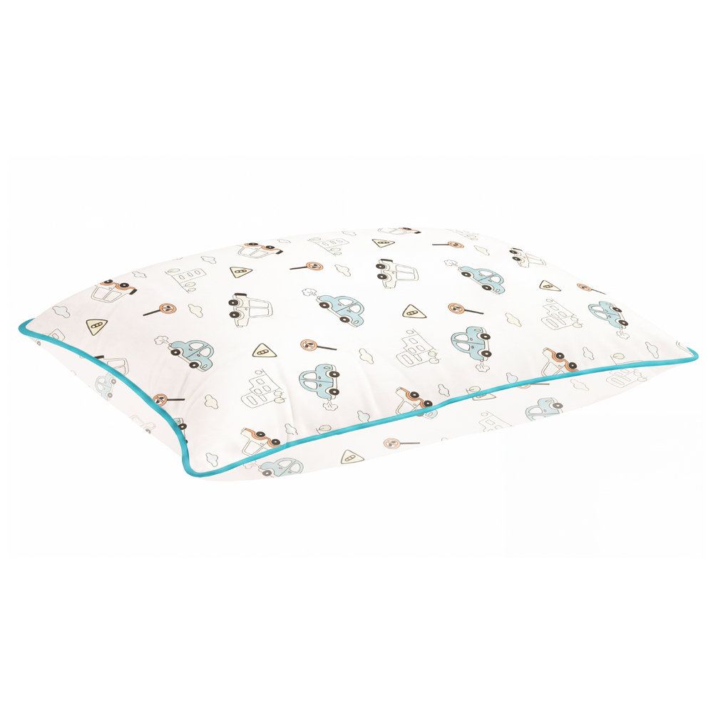 Moon - Butter Cotton Toddler Pillow - Vehicle