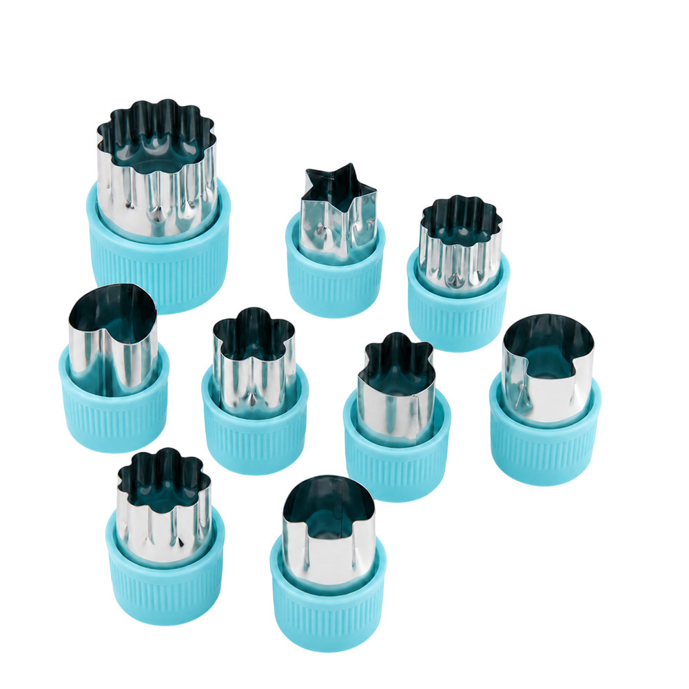 Bonbon - Stainless Steel Fruit And Vegetable Cutter - 9 Pc Set