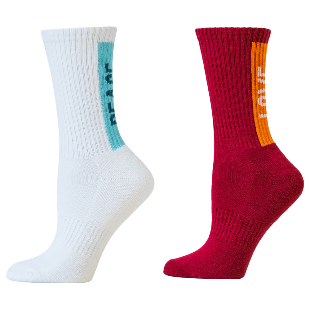 The Ido Movement Bamboo Socks Love & Peace - 2 Pcs