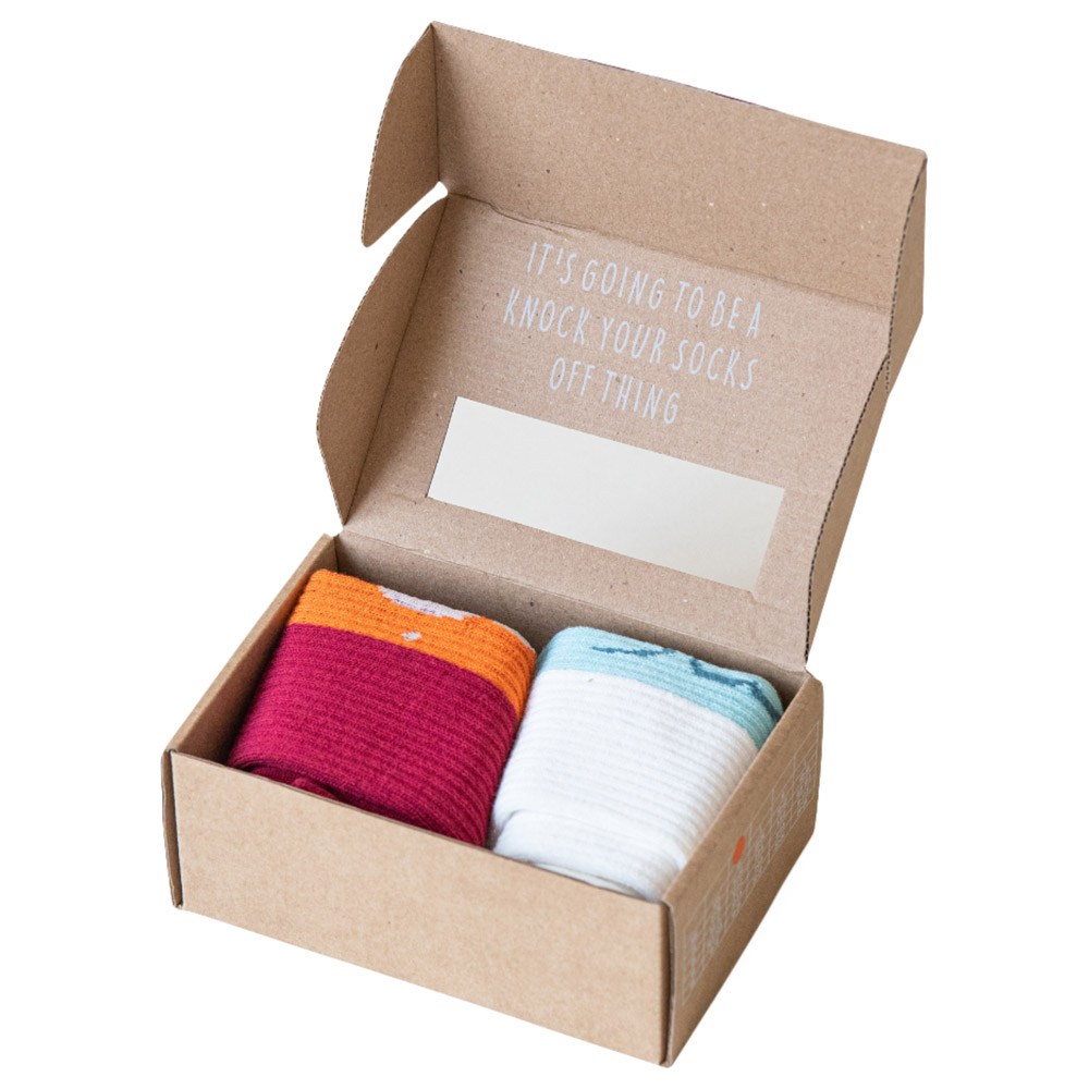 The Ido Movement Bamboo Socks Love & Peace - 2 Pcs