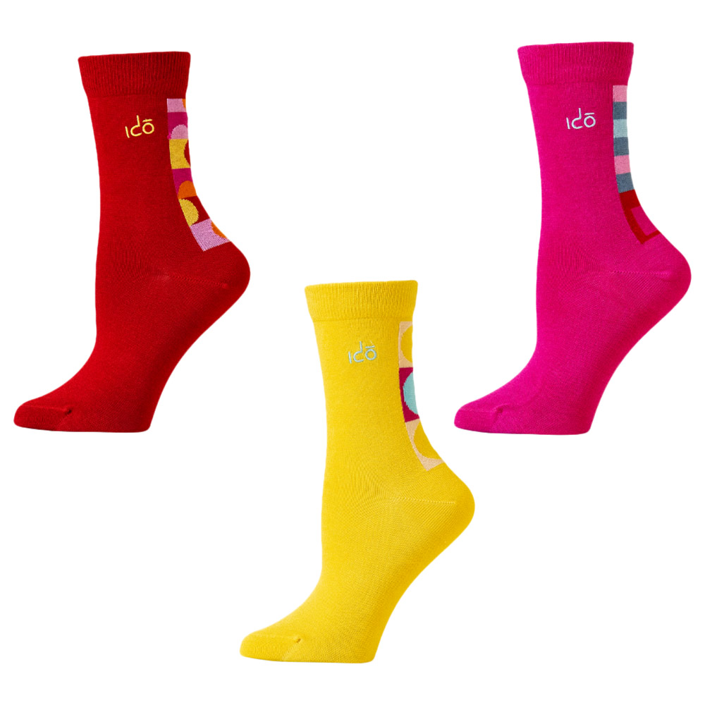 The Ido Movement Bamboo Socks Summer of Love - 3 Pcs