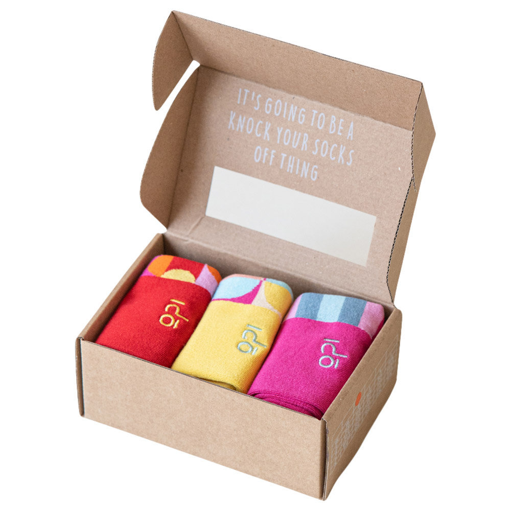 The Ido Movement Bamboo Socks Summer of Love - 3 Pcs