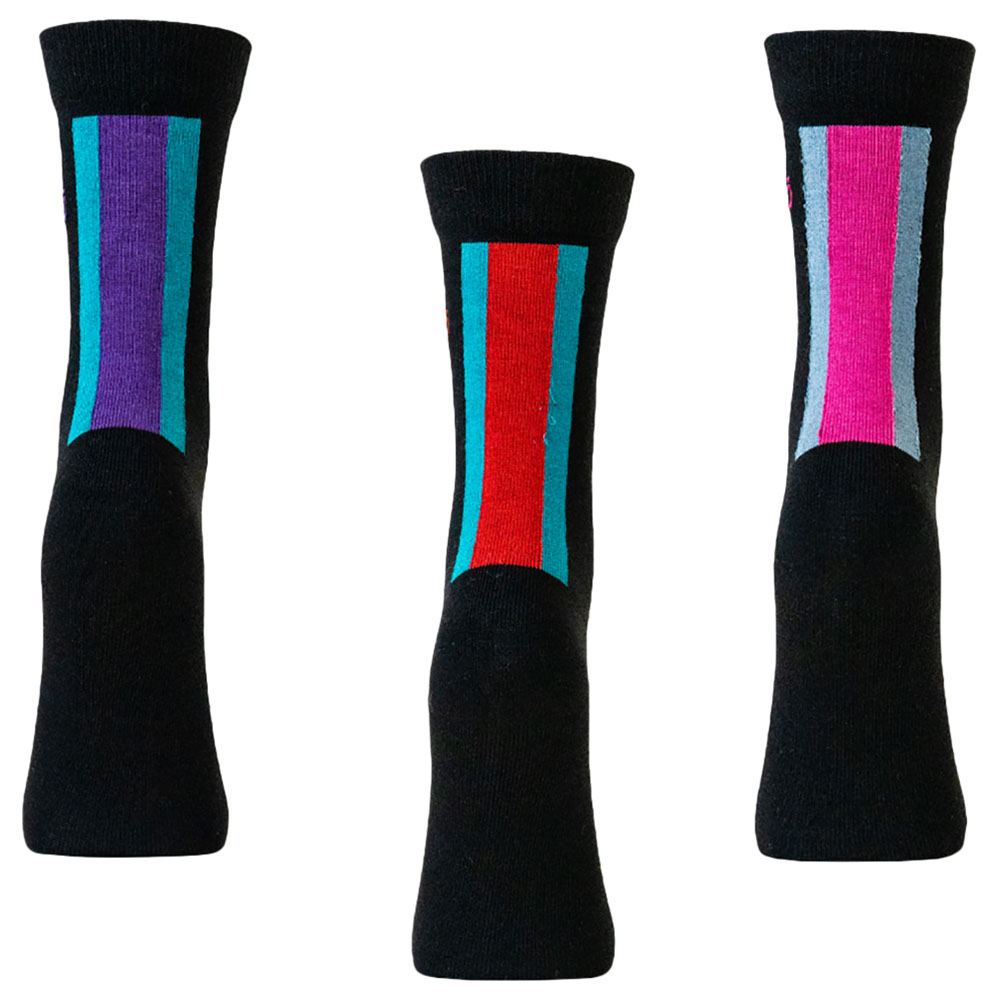 The Ido Movement Bamboo Socks the Box - Black - 3 Pcs