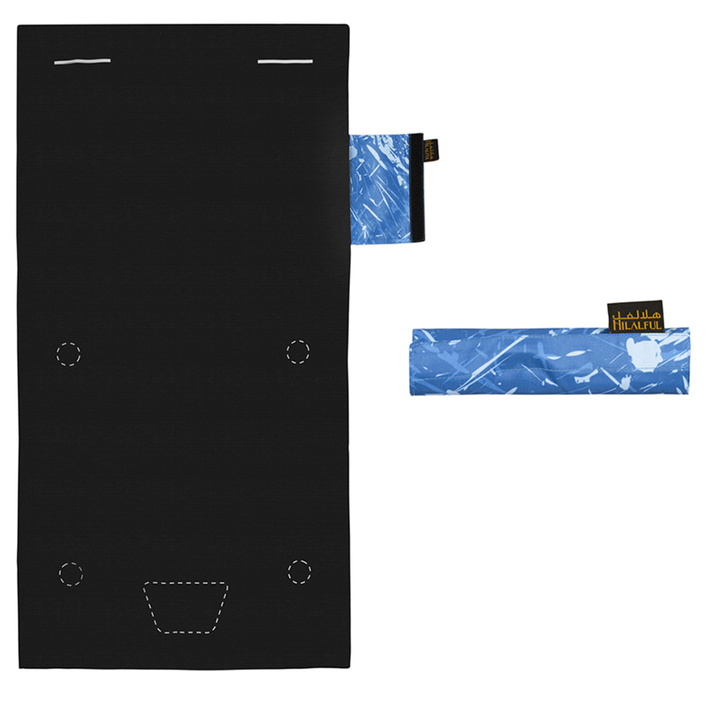 HilalFul - Roll Out & Pray Kids Prayer Mat - Electric Blue