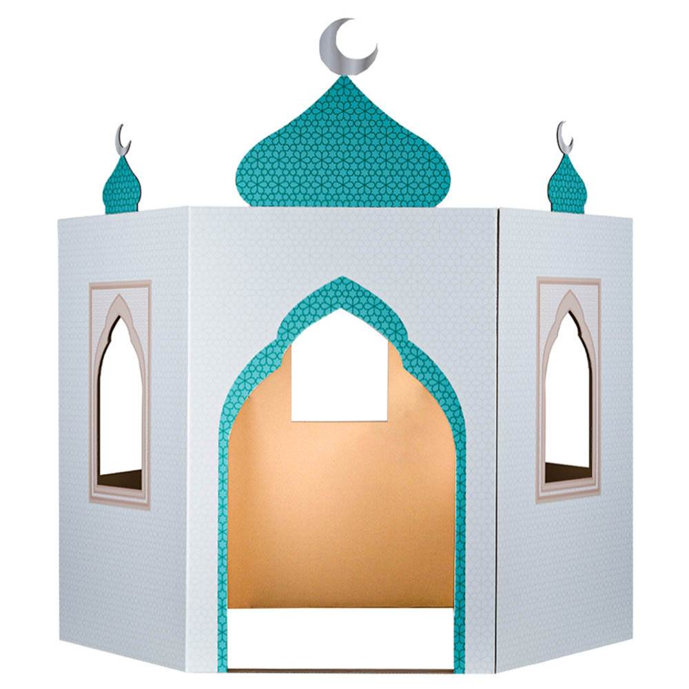 HilalFul Themed Cardboard Playmosque - White/Blue