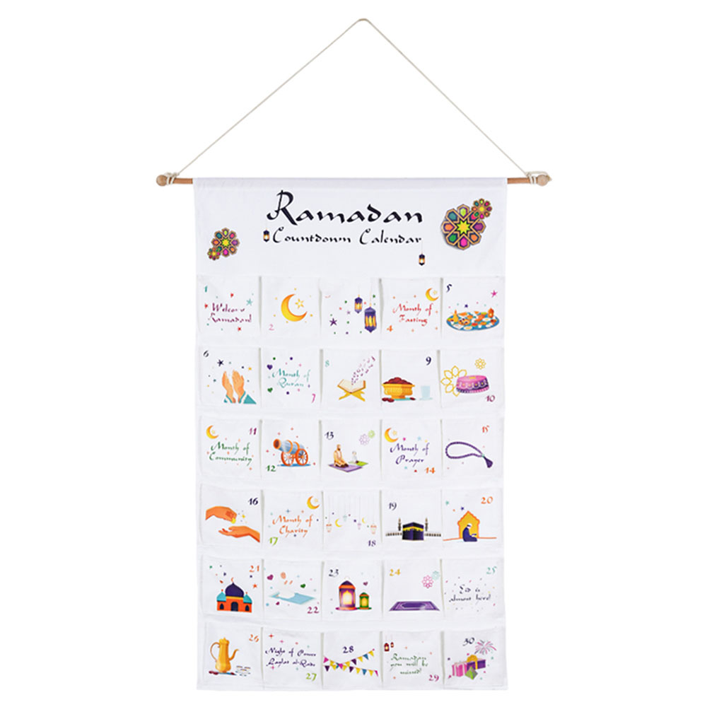 HilalFul Ramadan Countdown Children's Calendar - Canvas