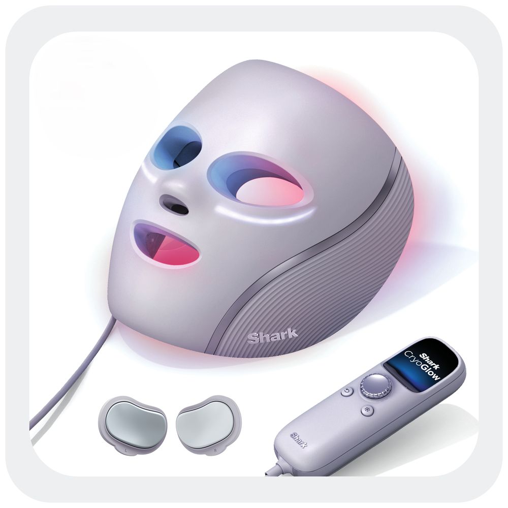 Shark - CryoGlow Under Eye Cooling & iQLED Face Mask - Lilac