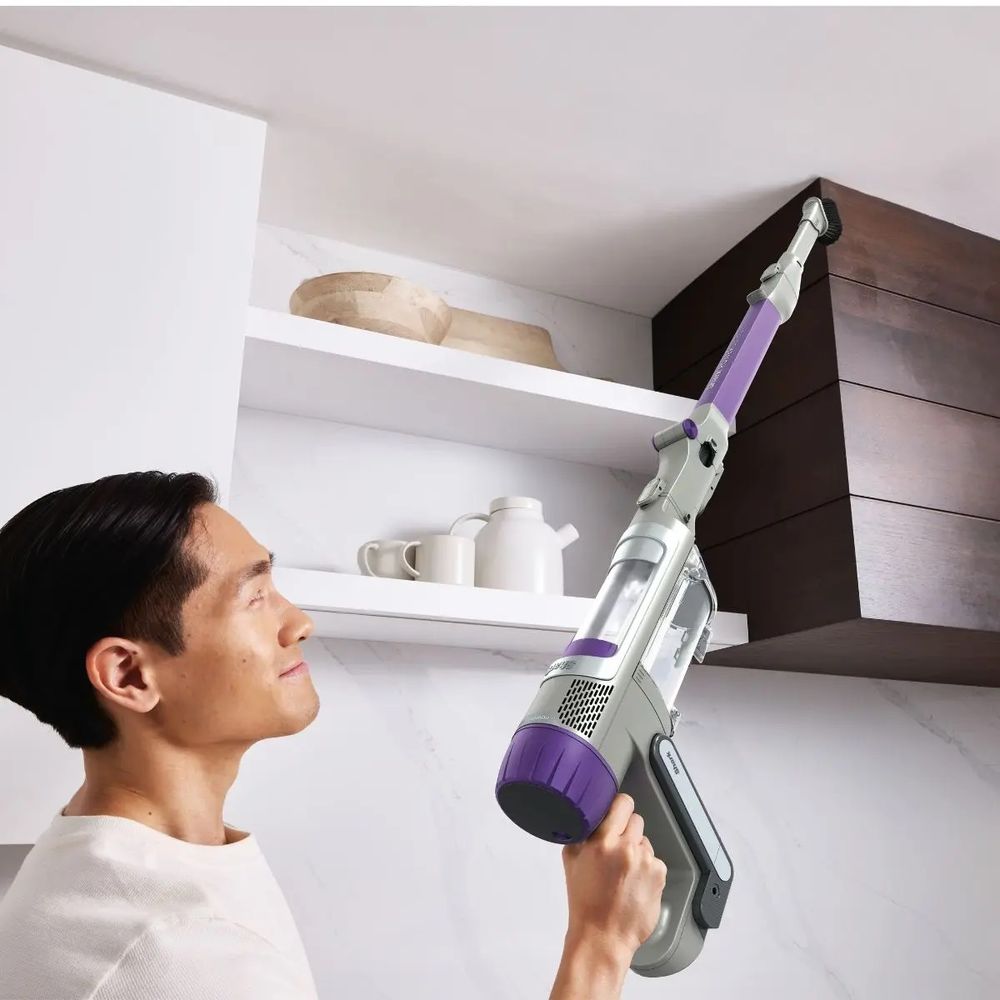 Shark - PowerDetect Cordless Vacuum Cleaner - Grey/Purple