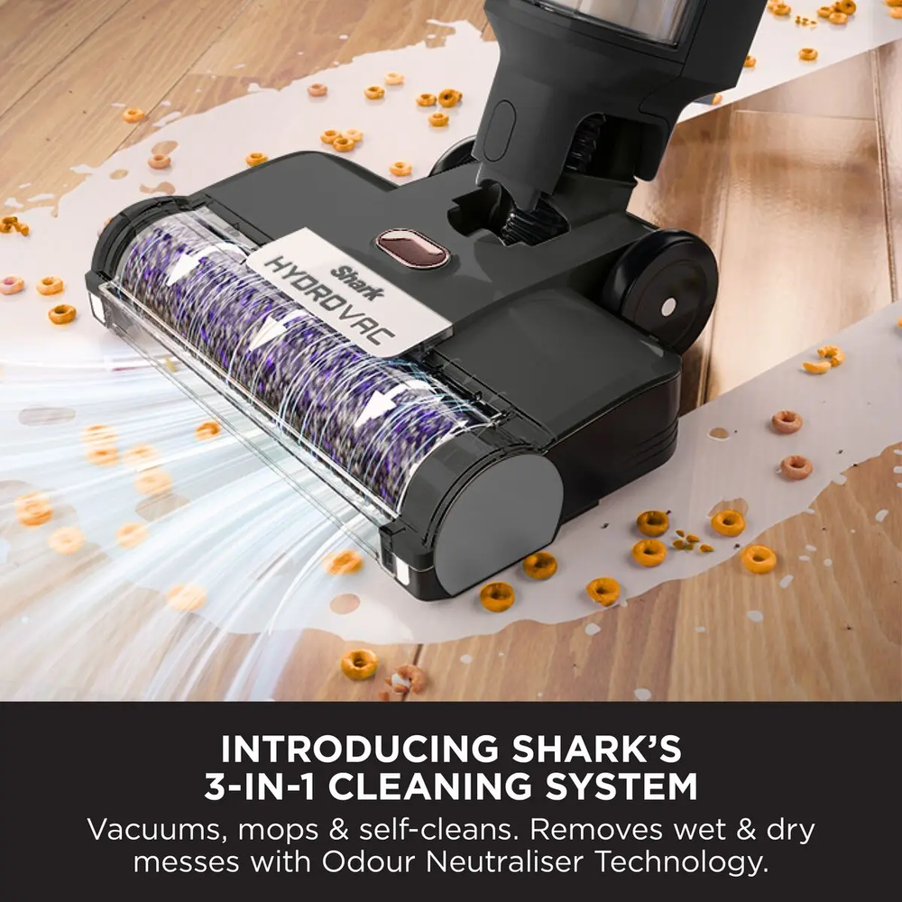 Shark - HydroVac Cordless Hard Floor Cleaner - Charcoal Grey