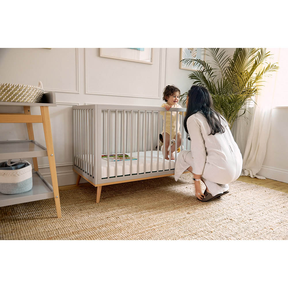 Baby Elegance Ollie Cot - Grey