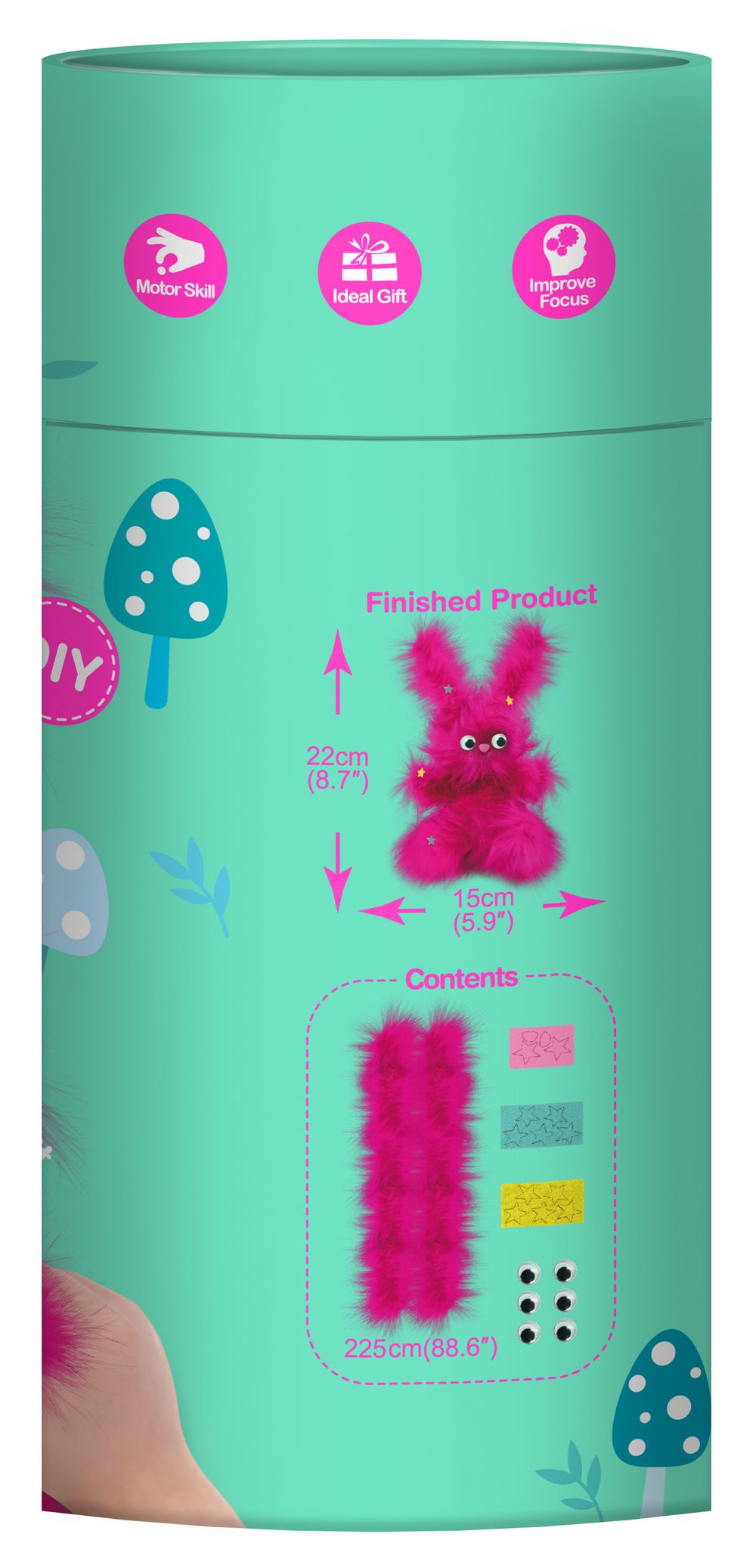 Avenir Crazy Fuzzy Bouncing Bunny Craft Kit