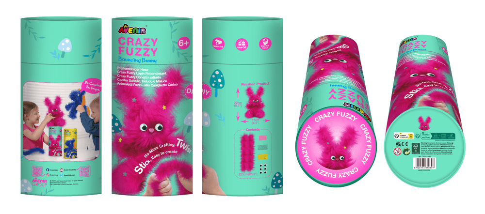 Avenir Crazy Fuzzy Bouncing Bunny Craft Kit