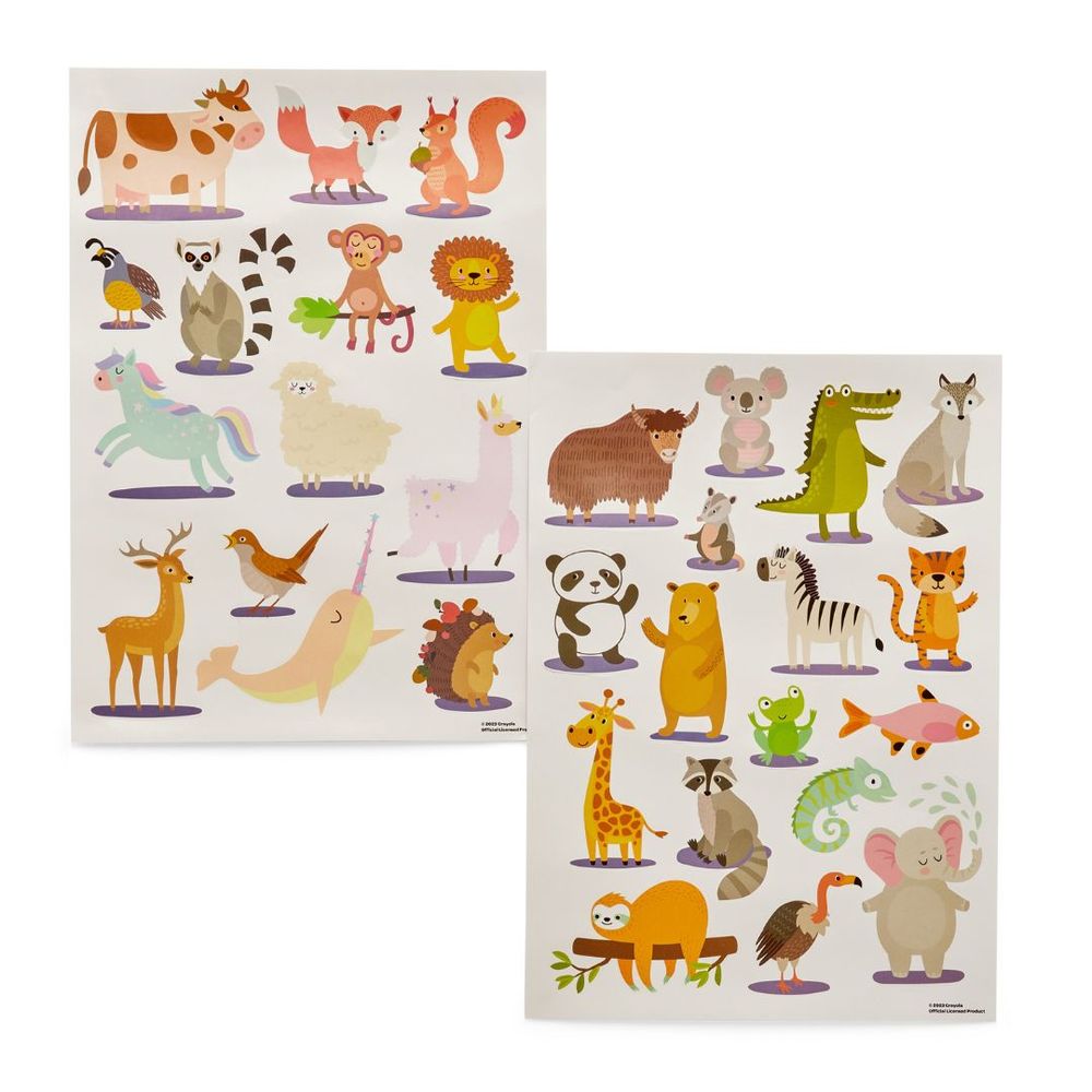 Crayola - Color-Your-Own Animal Roll Map