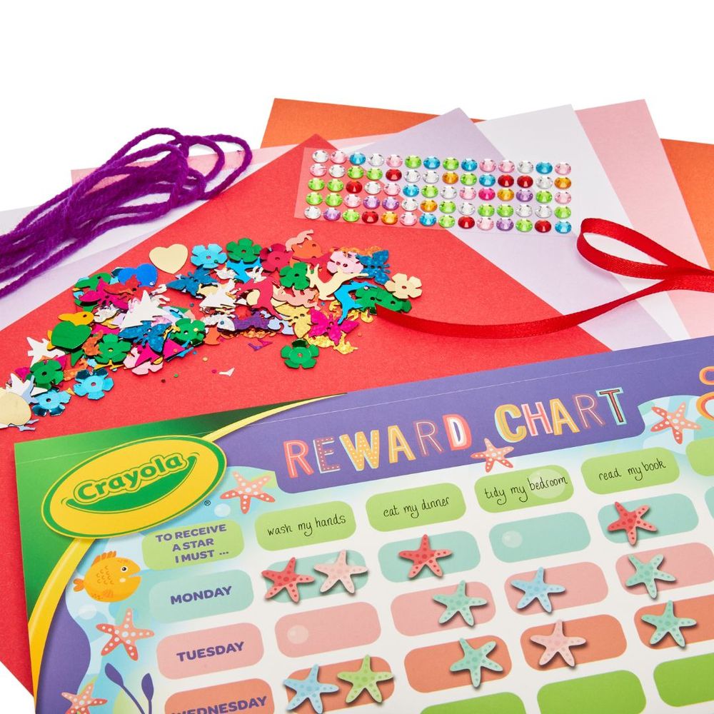 Crayola - Under the Sea Reward Chart And Crafting Activity Kit