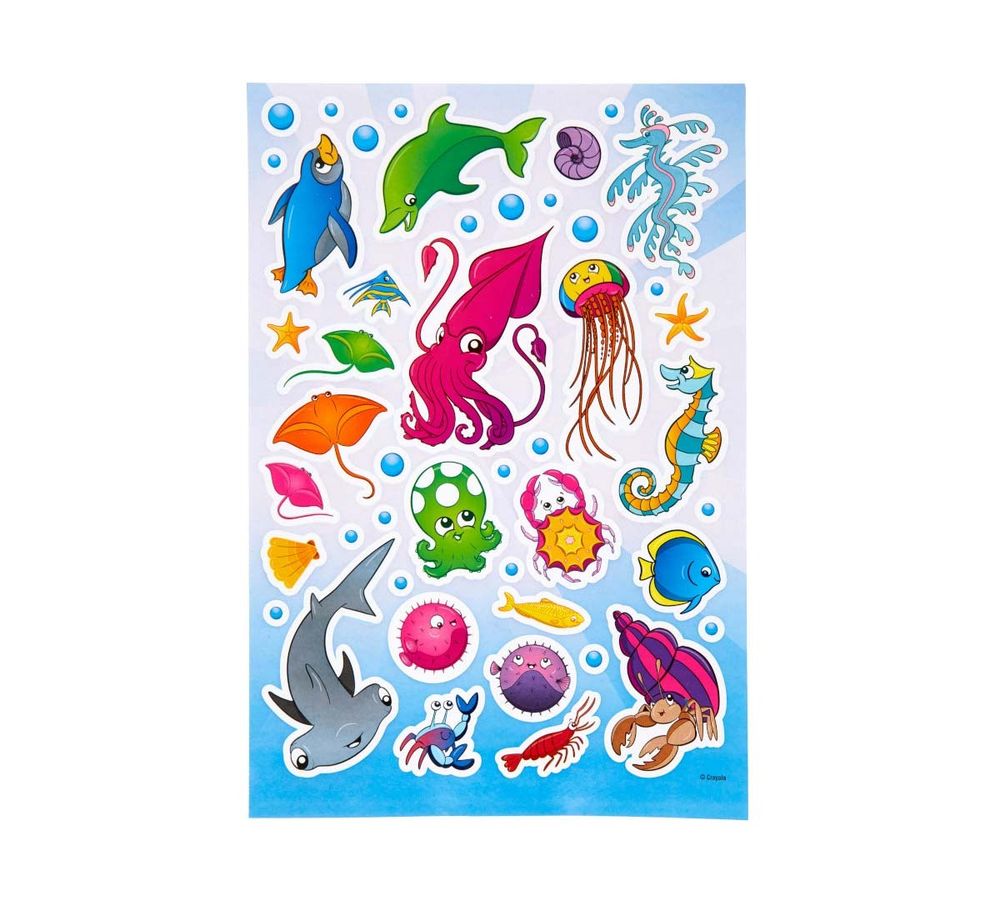 Deep Sea Friends Coloring Book With Sticker Sheet
