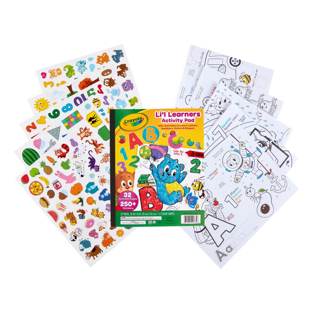 Crayola - Li'l Learners Activity Pad - Multicolor