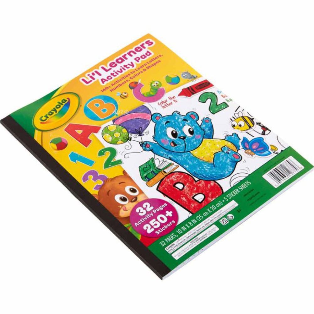 Crayola - Li'l Learners Activity Pad - Multicolor
