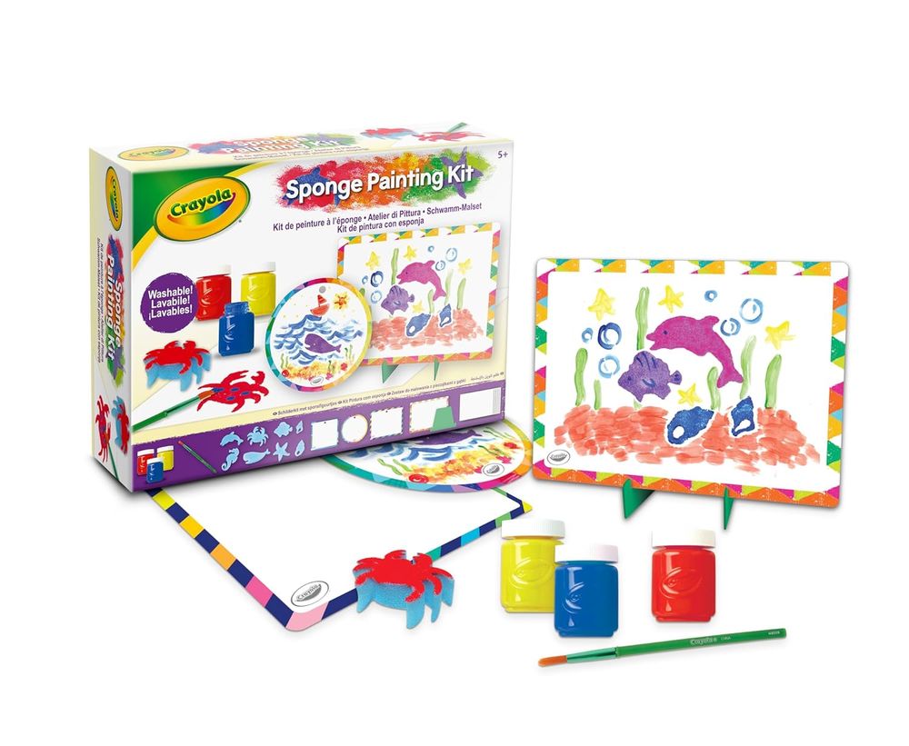 Crayola Washable Sponge Painting Kit