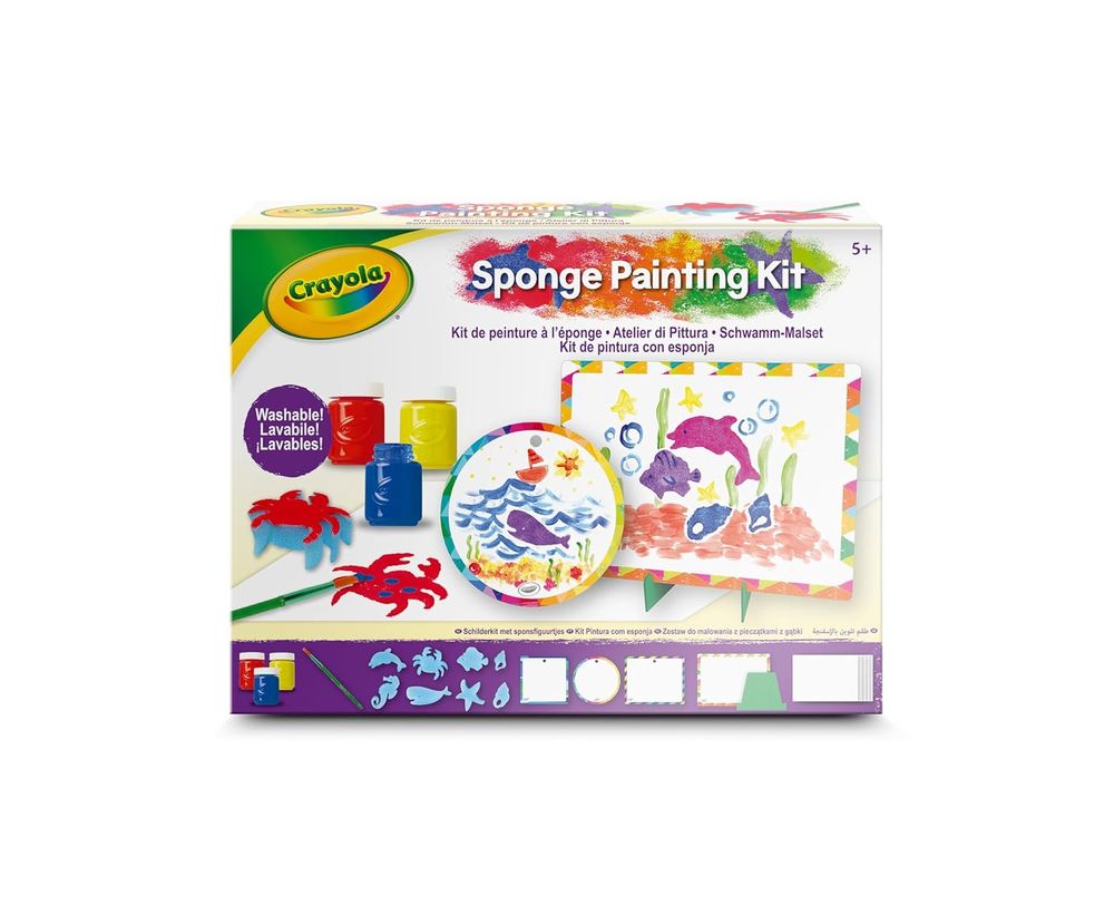 Crayola Washable Sponge Painting Kit