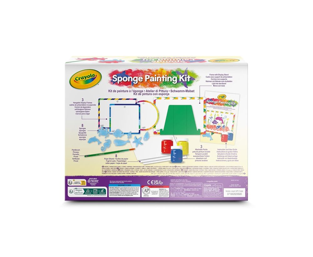 Crayola Washable Sponge Painting Kit