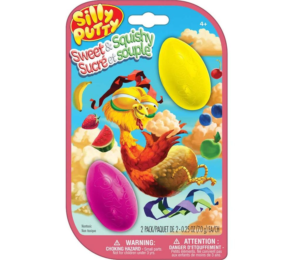 Crayola - Silly Putty Scented Eggs - Pack of 2 - Colors May Vary