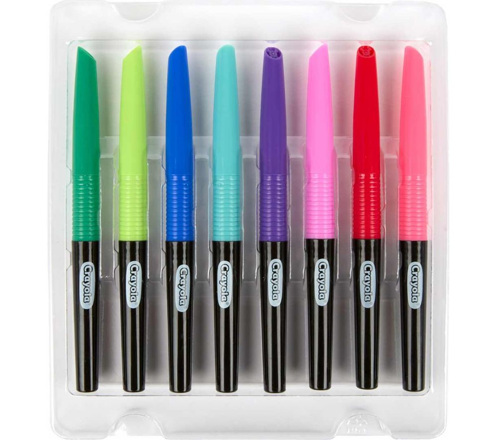 Crayola - Brush Tip Blending Marker Set - Multicolor - 16 Pcs