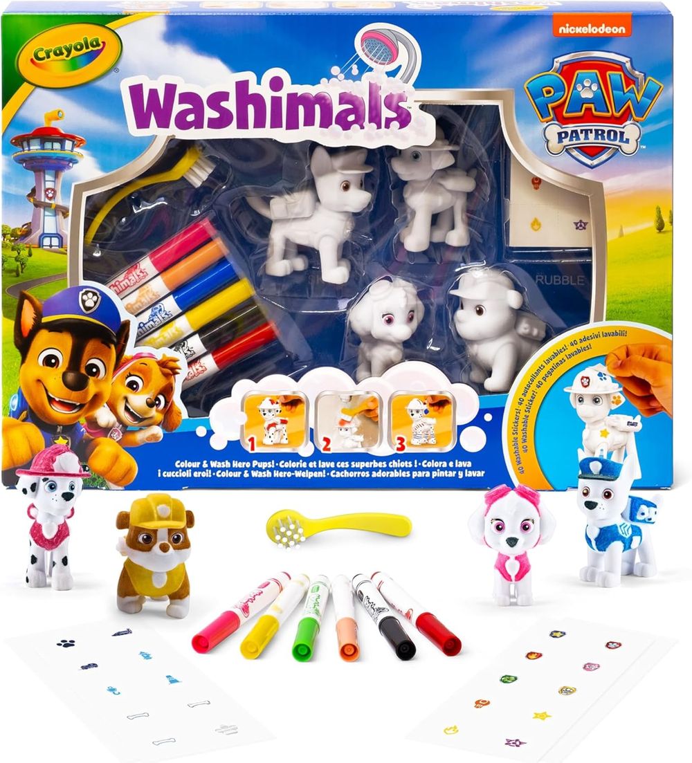 Crayola Washimals Paw Patrol Activity Kit